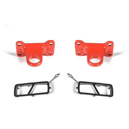 Rear Recovery Hooks for Land Rover Defender 90 / 110 Series (L663) Red