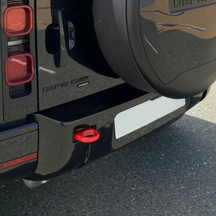 Rear Recovery Hooks for Land Rover Defender 90 / 110 Series (L663) Red