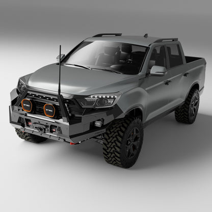 PEAK M1 NightHawk Steel Bull Bar For KGM SsangYong Musso (Single Loop)