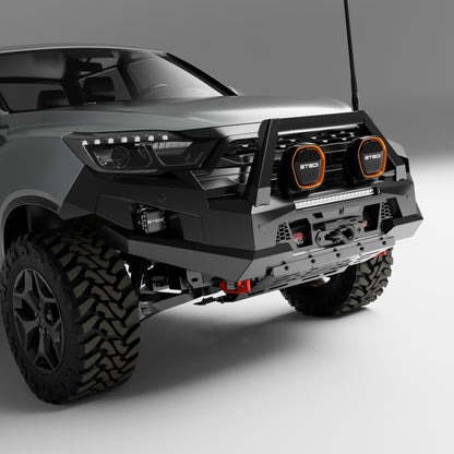 PEAK M1 NightHawk Steel Bull Bar For KGM SsangYong Musso (Single Loop)