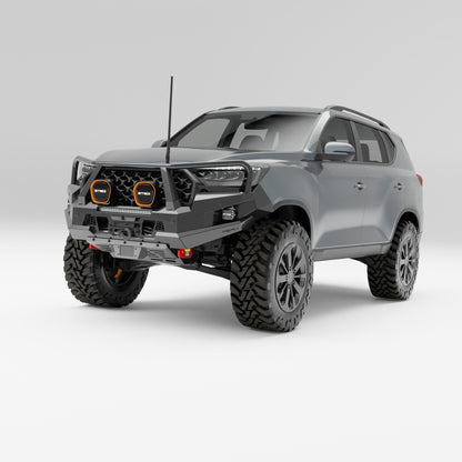 PEAK R1 NightHawk Steel Bull Bar For KGM SsangYong Rexton (Triple Loop)