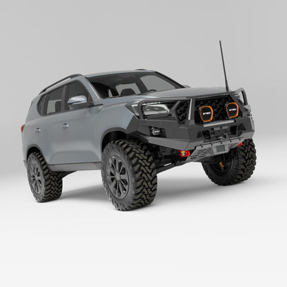 PEAK R1 NightHawk Steel Bull Bar For KGM SsangYong Rexton (Triple Loop)