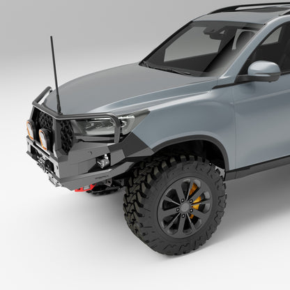 PEAK R1 NightHawk Steel Bull Bar For KGM SsangYong Rexton (Triple Loop)