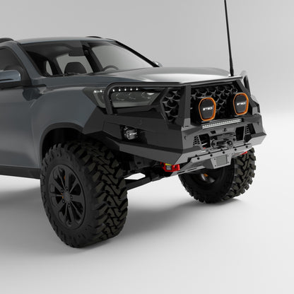 PEAK R1 NightHawk Steel Bull Bar For KGM SsangYong Rexton (Triple Loop)