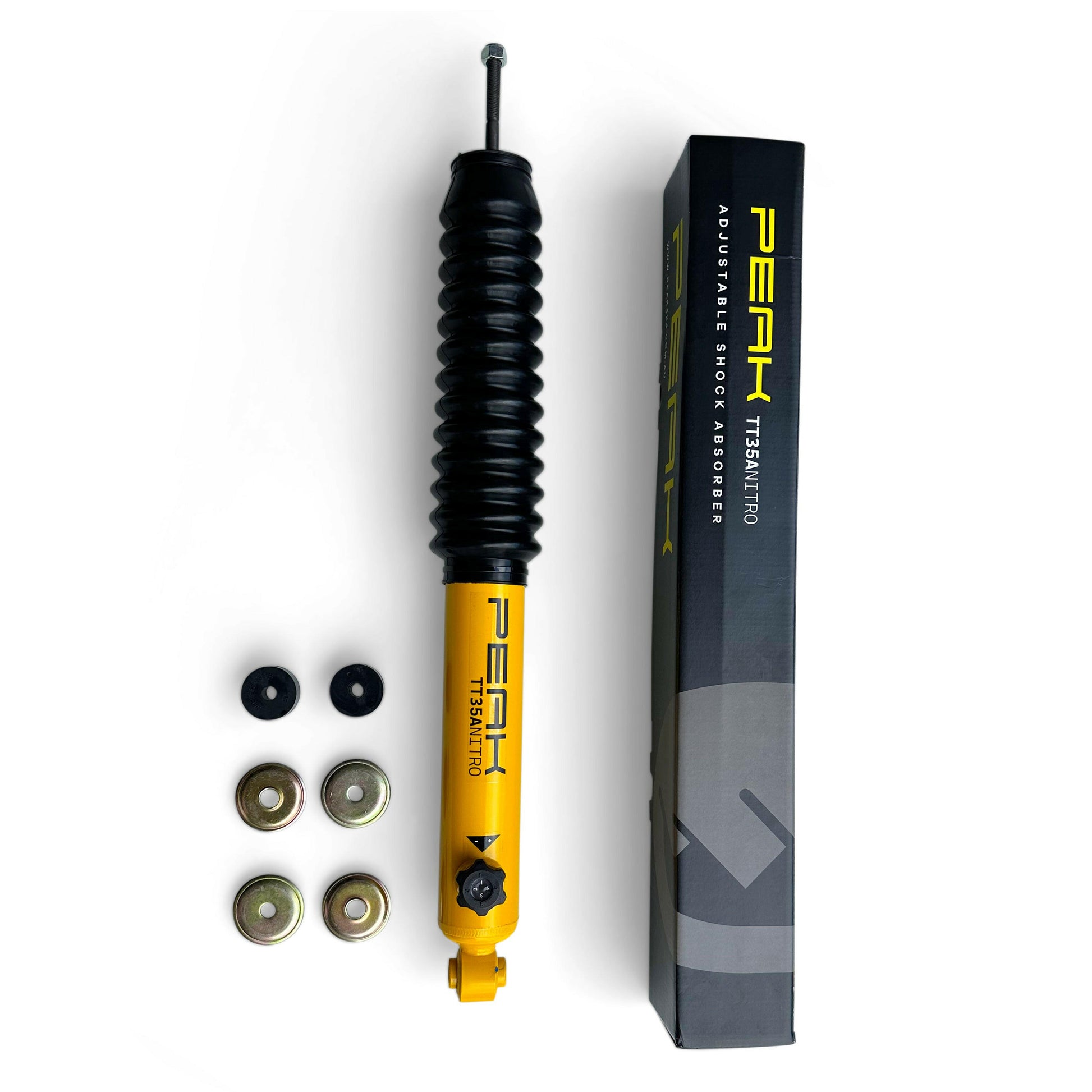 PEAK TT35A Nitro 4 Step Adjustable Shock Absorber REAR (Each).