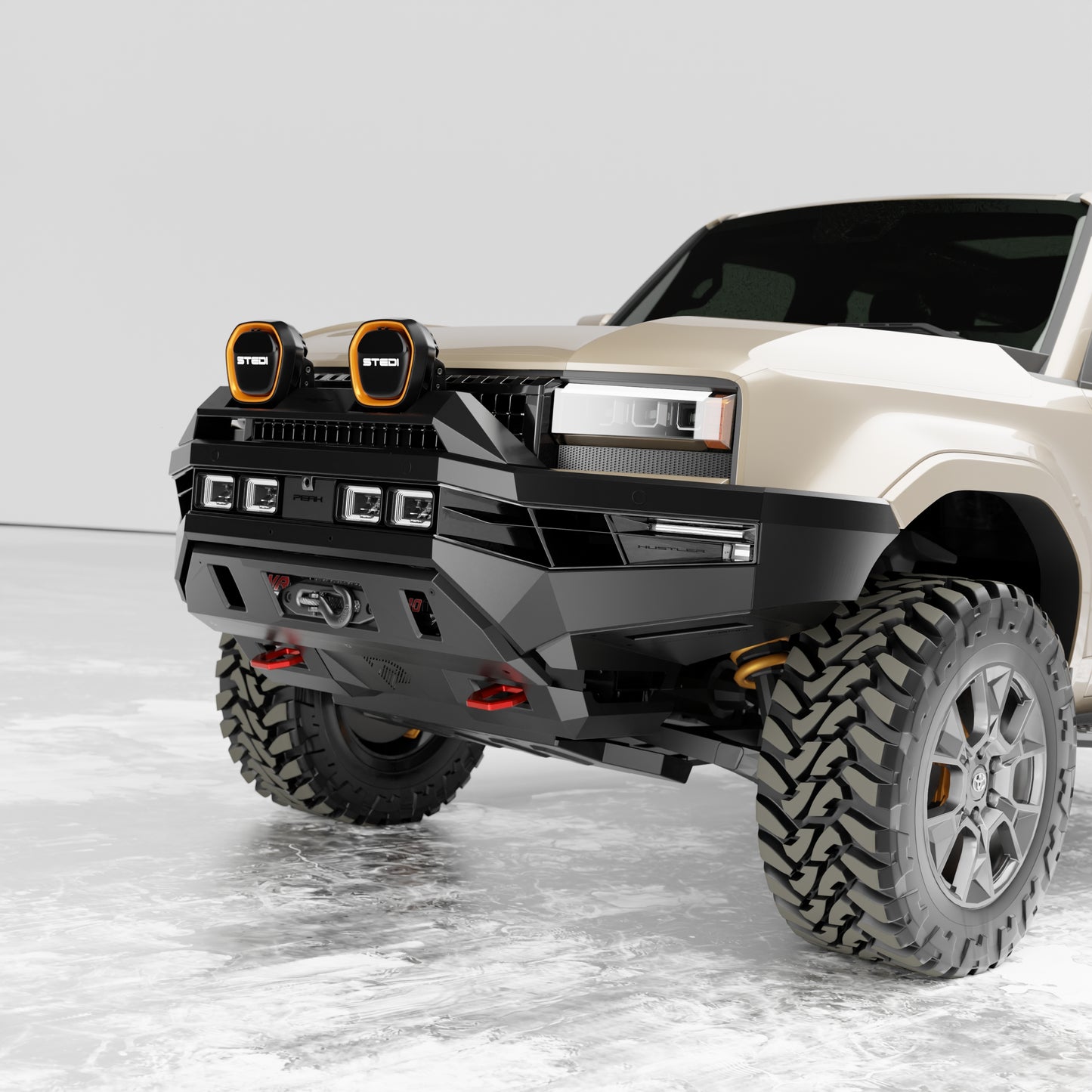 PEAK LC1 Hustler Bull Bar for Toyota Landcruiser Prado 250 | Dakar - Type X EVO