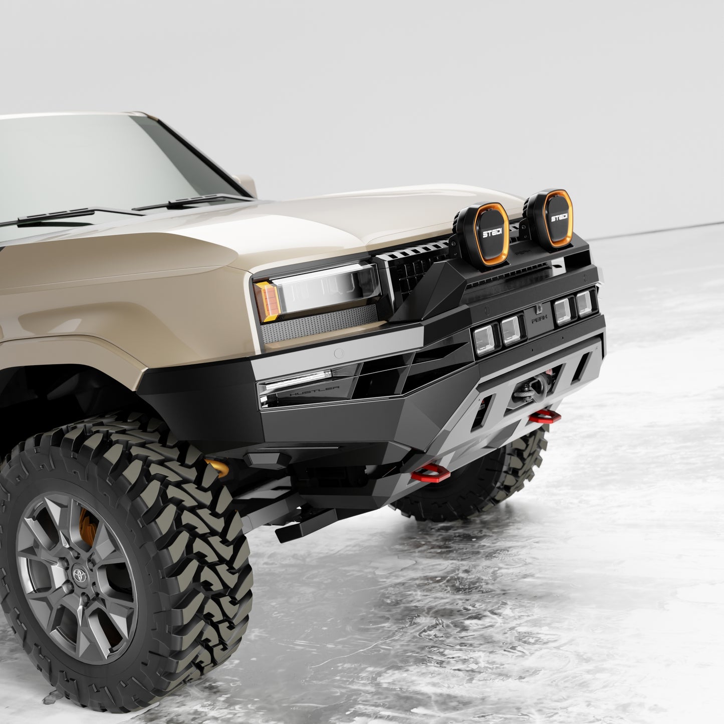 PEAK LC1 Hustler Bull Bar for Toyota Landcruiser Prado 250 | Dakar - Type X EVO