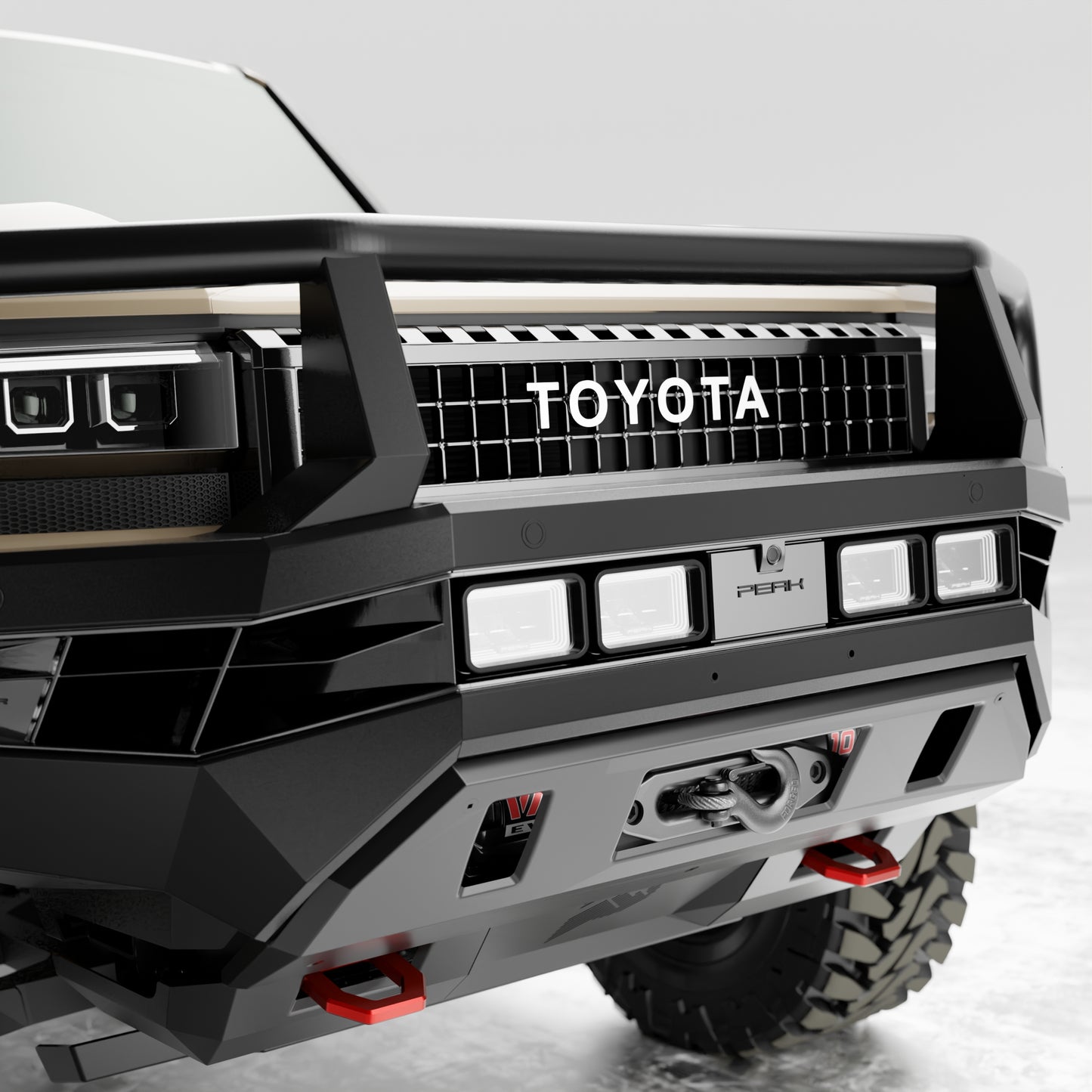 PEAK LC1 Hustler Bull Bar for Toyota Landcruiser Prado 250 | Triple Loop