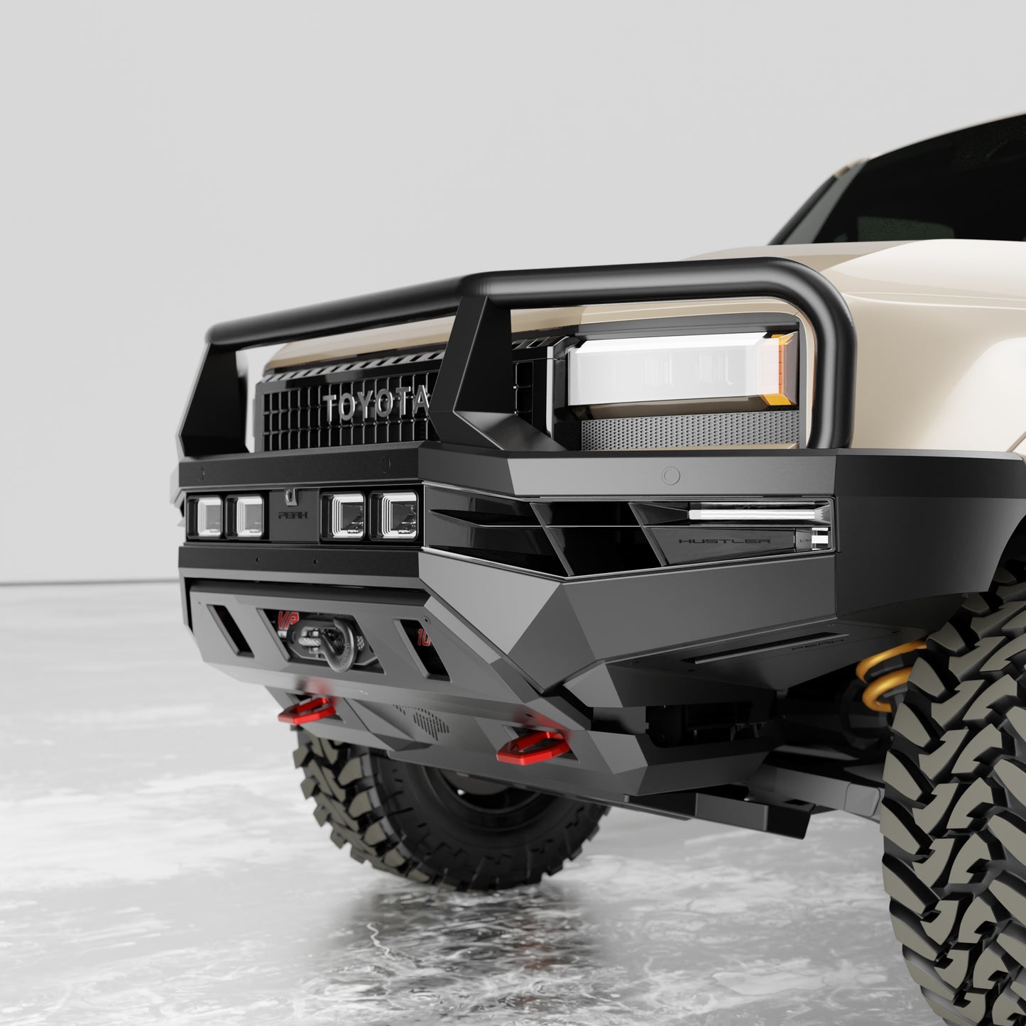 PEAK LC1 Hustler Bull Bar for Toyota Landcruiser Prado 250 | Triple Loop