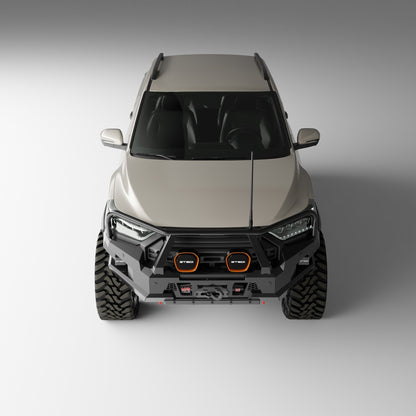 PEAK R1 NightHawk Steel Bull Bar For KGM SsangYong Musso Ultimate 2025+ (Triple Loop)