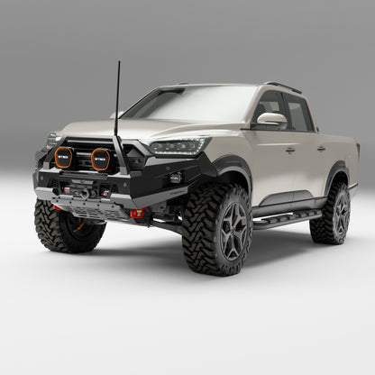PEAK R1 NightHawk Steel Bull Bar For KGM SsangYong Musso Ultimate 2025+ (Single Loop)