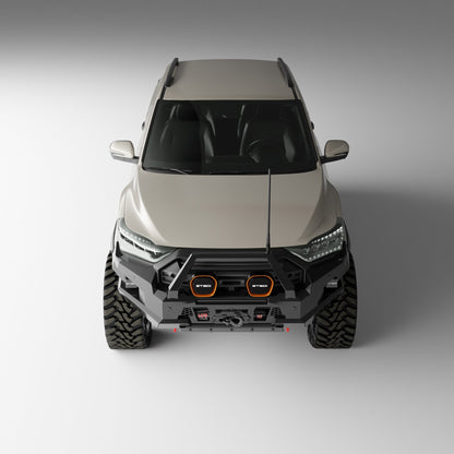 PEAK R1 NightHawk Steel Bull Bar For KGM SsangYong Musso Ultimate 2025+ (Single Loop)