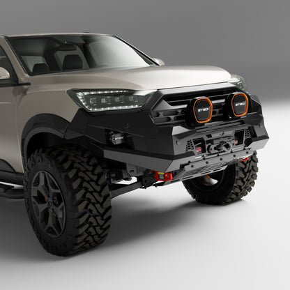 PEAK R1 NightHawk Steel Bull Bar For KGM SsangYong Musso Ultimate 2025+ (No Loop)