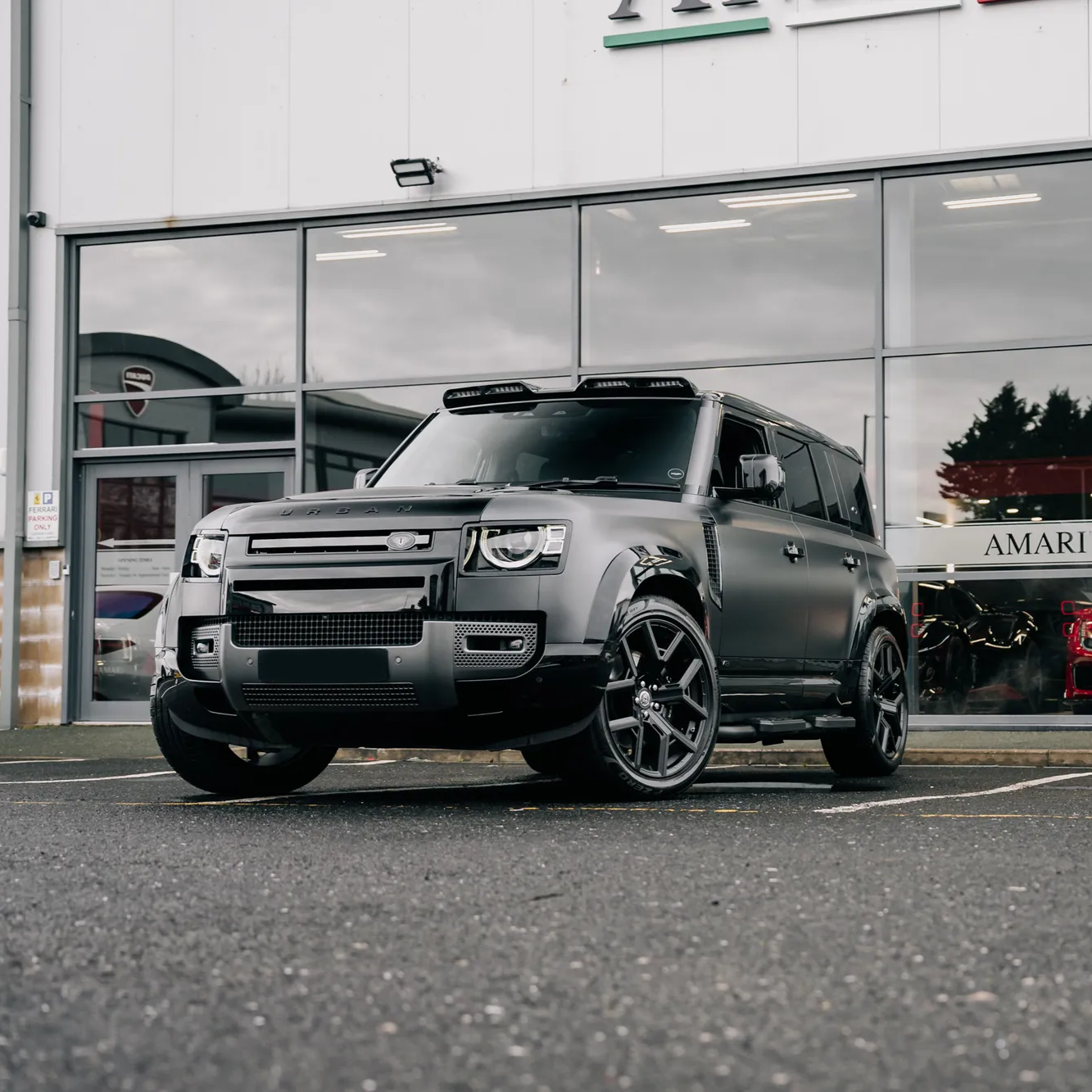 Gloss Black Wheel Arch Flares For Land Rover Defender 110 (L663)