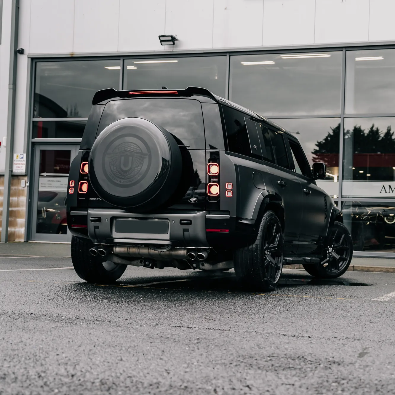 Gloss Black Wheel Arch Flares For Land Rover Defender 110 (L663)