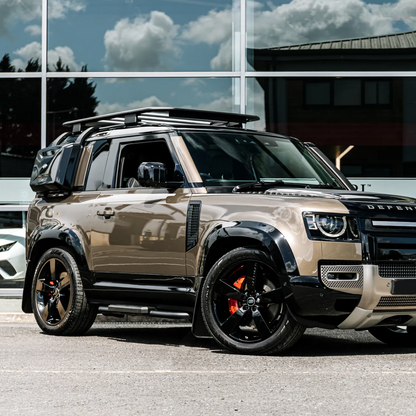 Gloss Black Wheel Arch Flares For Land Rover Defender 90 (L663)