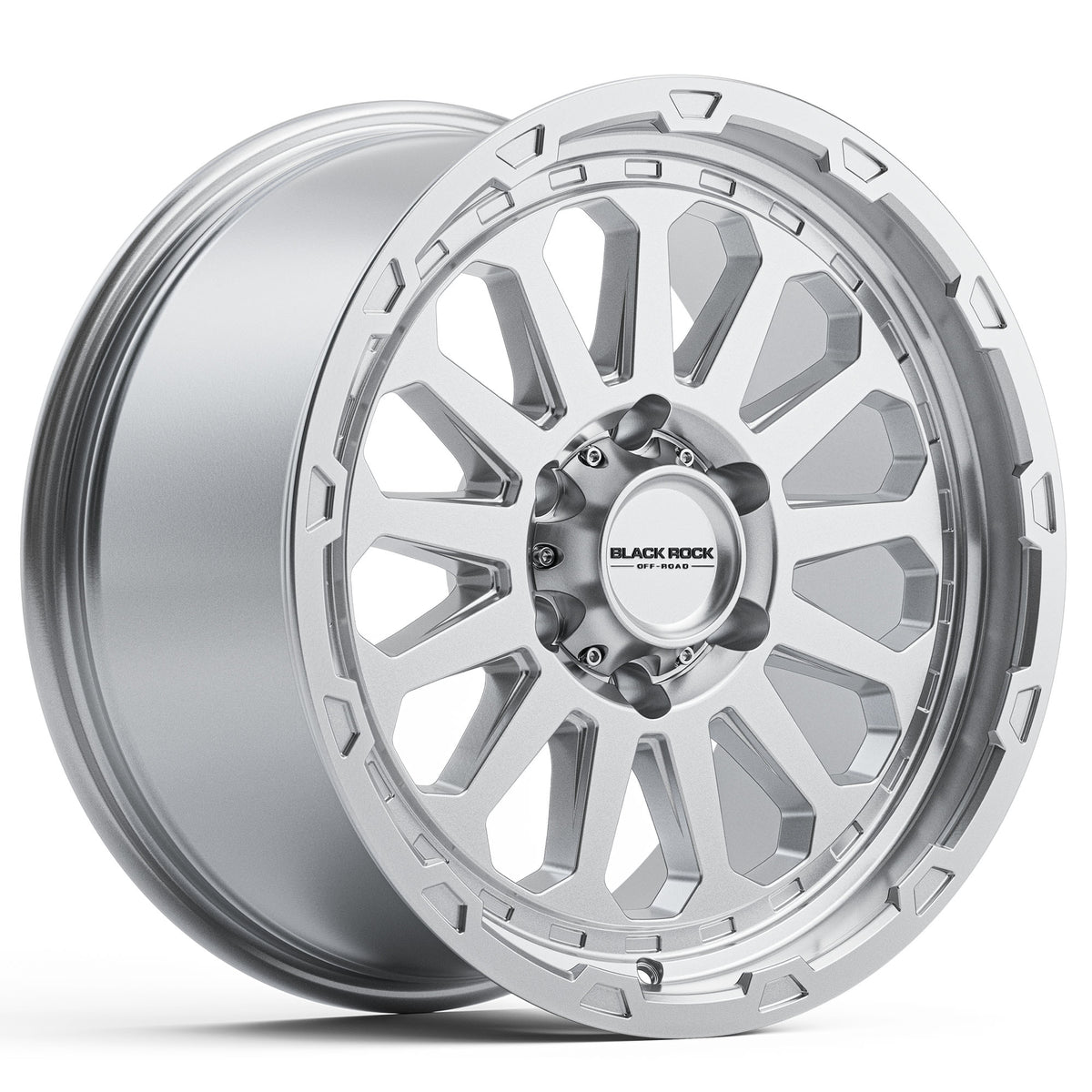 Black Rock Prime Hyper Silver 20x9 6x139.7 wheel for Toyota Prado 250 and Lexus GX550