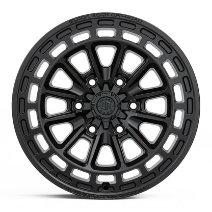 Black Rock Vortex Gunmetal Grey 17x8.5 wheel for KGM SsangYong Musso and Rexton, view 2