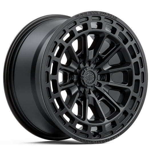 Black Rock Vortex Satin Black 17x8.5 wheel for KGM SsangYong Musso and Rexton