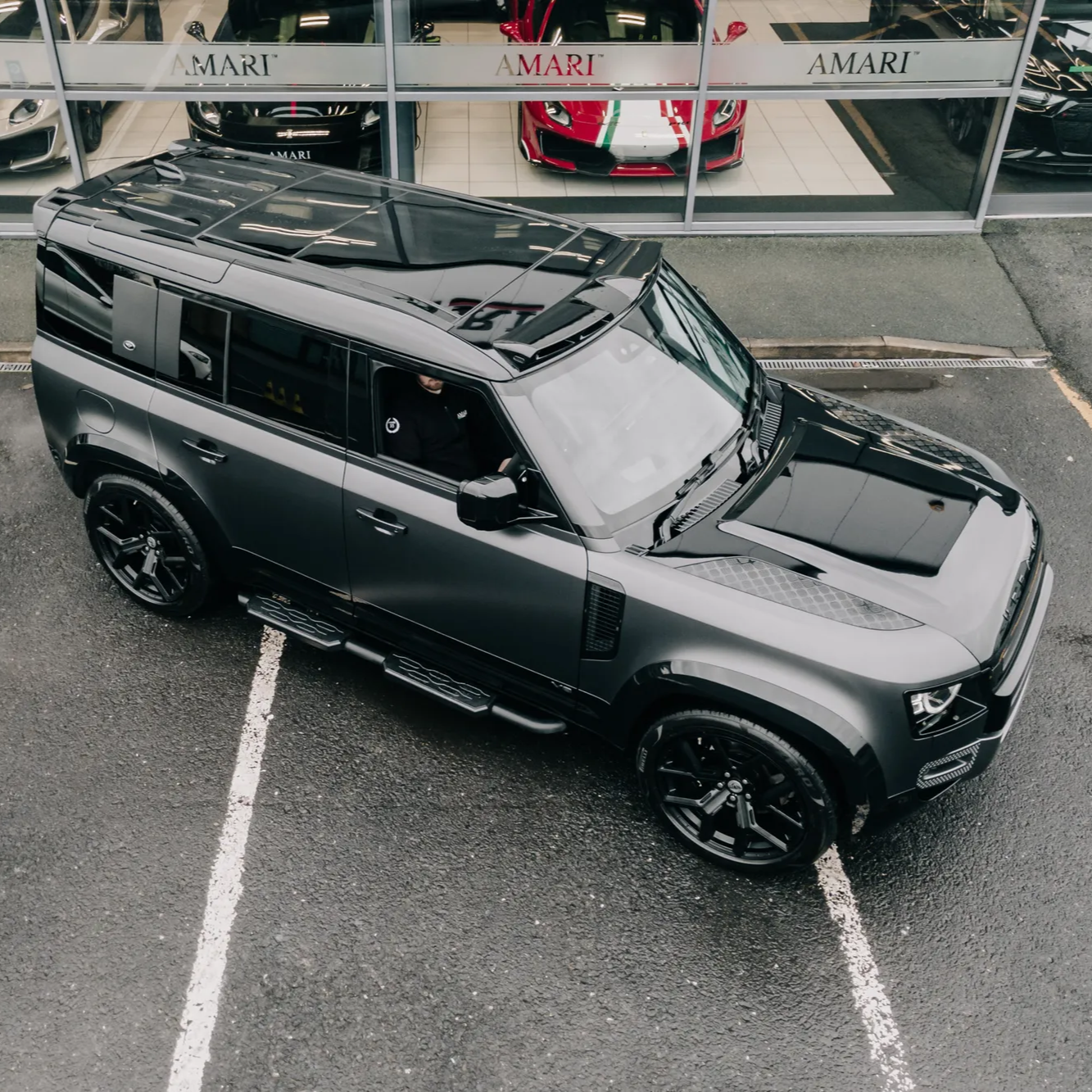 Gloss Black Wheel Arch Flares For Land Rover Defender 110 (L663)