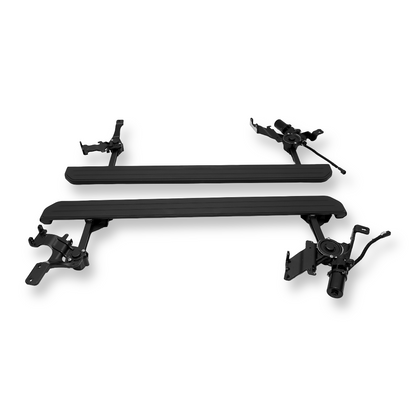 Black Electric Side Steps for Land Rover Defender 110 and 130 (L663), view 3