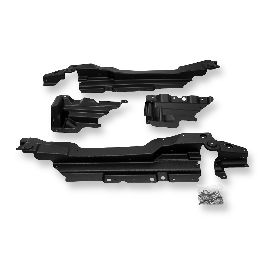 Black Electric Side Steps for Land Rover Defender 110 and 130 (L663), view 5