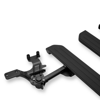 Black Electric Side Steps for Land Rover Defender 110 and 130 (L663), view 7
