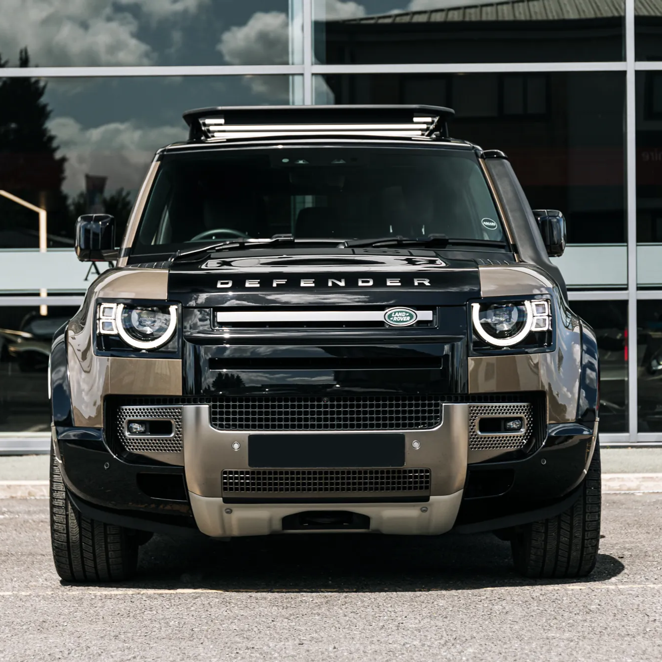 Gloss Black Wheel Arch Flares For Land Rover Defender 90 (L663)