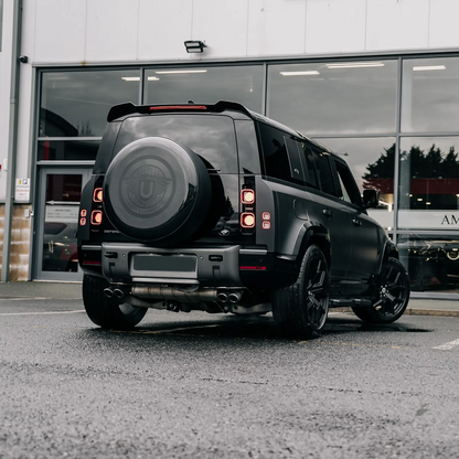 Gloss Black Wheel Arch Flares for Land Rover Defender 110 (L663), view 12