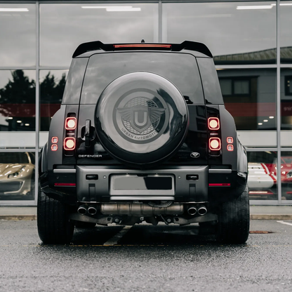 Gloss Black Wheel Arch Flares for Land Rover Defender 110 (L663), view 13