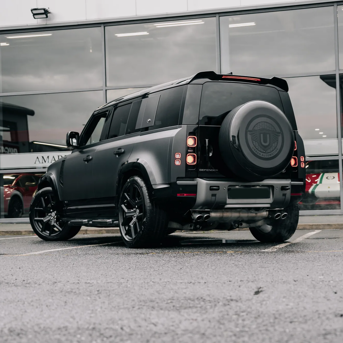 Gloss Black Wheel Arch Flares for Land Rover Defender 110 (L663), view 14