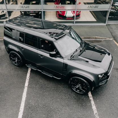Gloss Black Wheel Arch Flares for Land Rover Defender 110 (L663), view 16