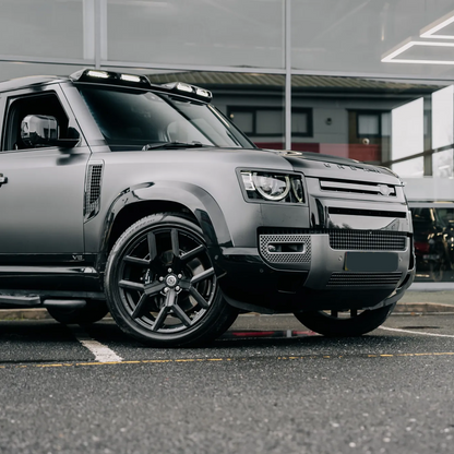 Gloss Black Wheel Arch Flares for Land Rover Defender 110 (L663), view 4