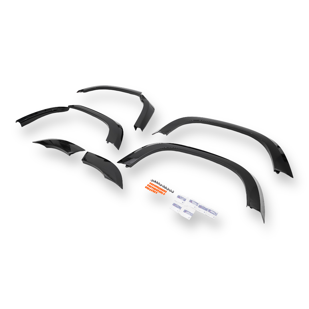 Gloss Black Wheel Arch Flares for Land Rover Defender 110 (L663), view 5