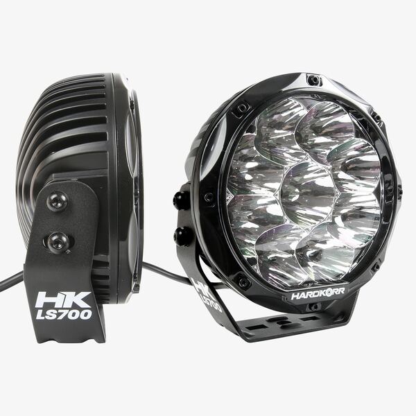 HARDKORR LIFESTYLE 7? LED DRIVING LIGHTS (PAIR W/HARNESS) - HKLS700 1