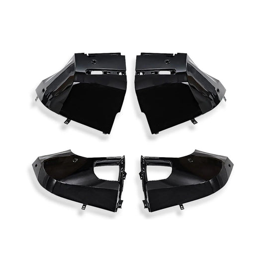 Gloss Black Front & Rear Bumper Corner Trim Kit for Land Rover Defender 90, 110 & 130 (L663)