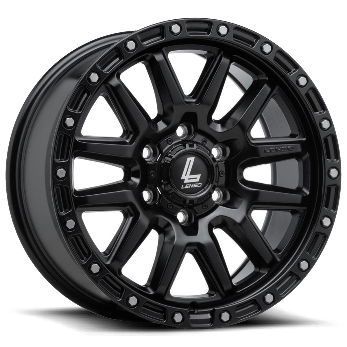 Lenso Marvel Satin Black 17x9 6x139.7 wheel for Toyota Prado 250 and Lexus GX550