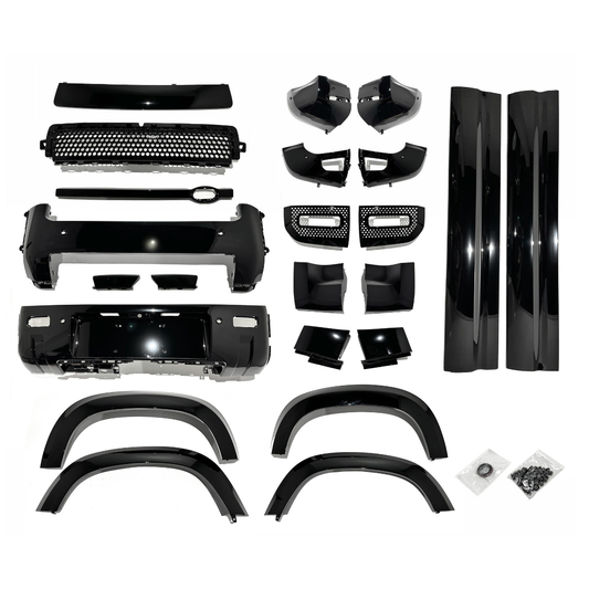Gloss Black Exterior Styling Pack for Land Rover Defender 90 (L663)