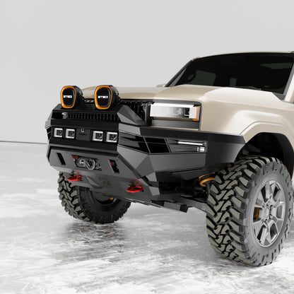 PEAK LC1 Hustler Dakar Type X EVO Bull Bar for Toyota Landcruiser Prado 250, view 3