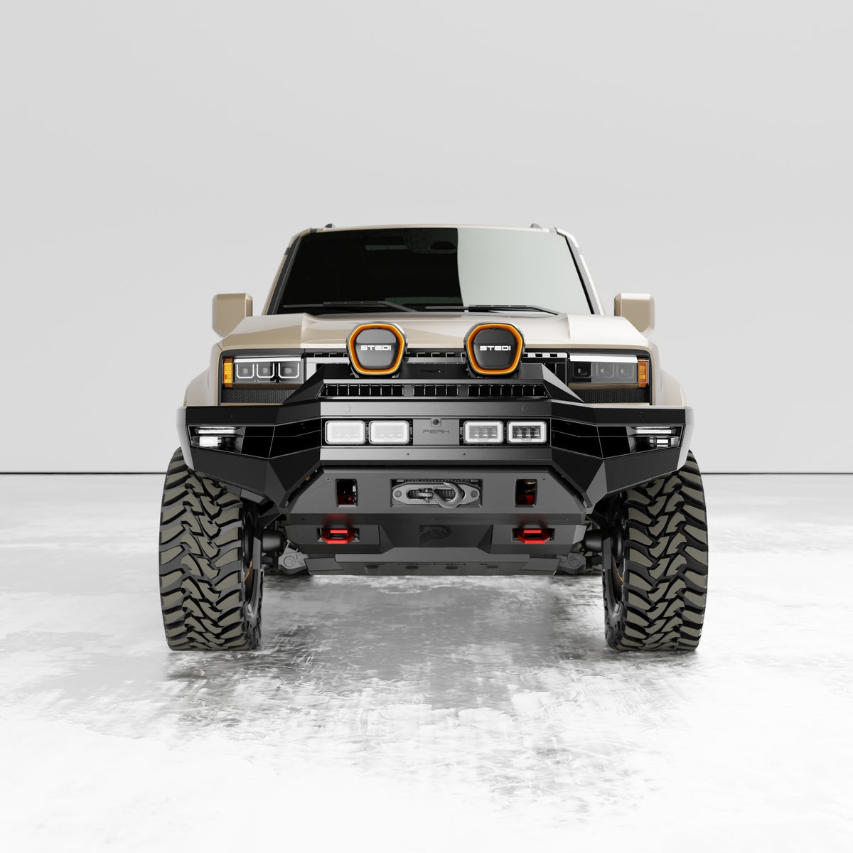 PEAK LC1 Hustler Dakar Type X EVO Bull Bar for Toyota Landcruiser Prado 250, view 5