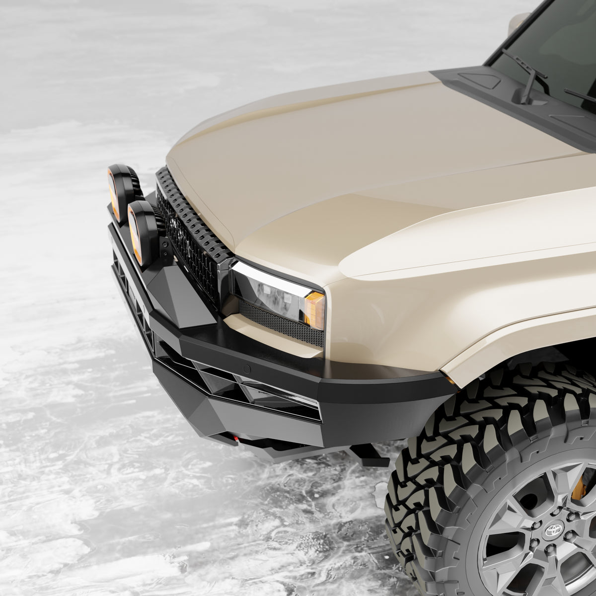 PEAK LC1 Hustler Dakar Type X EVO Bull Bar for Toyota Landcruiser Prado 250, view 7
