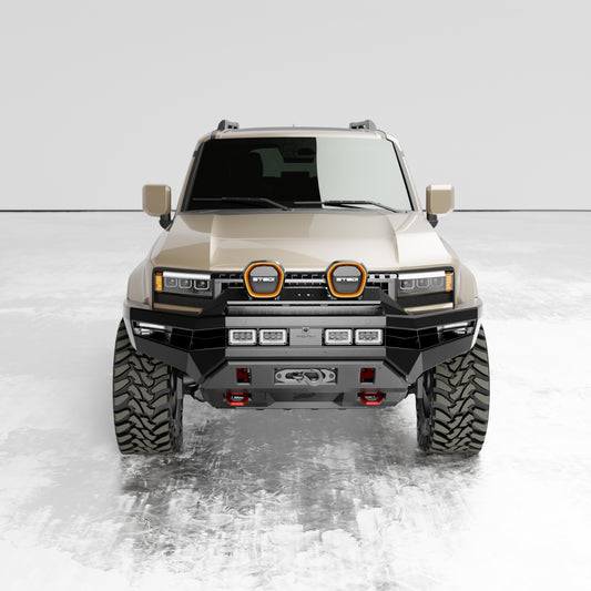 PEAK LC1 Hustler Dakar Type X EVO Bull Bar for Toyota Landcruiser Prado 250