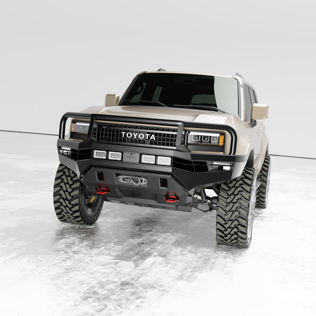 PEAK LC1 Hustler Triple Loop Bull Bar for Toyota Landcruiser Prado 250, view 5