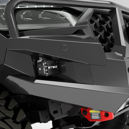PEAK M1 NightHawk Steel Bull Bar (No Loop) for KGM SsangYong Musso, view 12