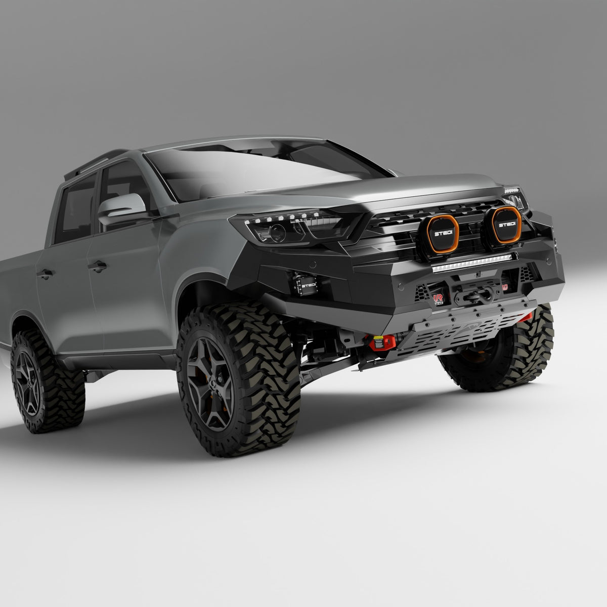 PEAK M1 NightHawk Steel Bull Bar (No Loop) for KGM SsangYong Musso