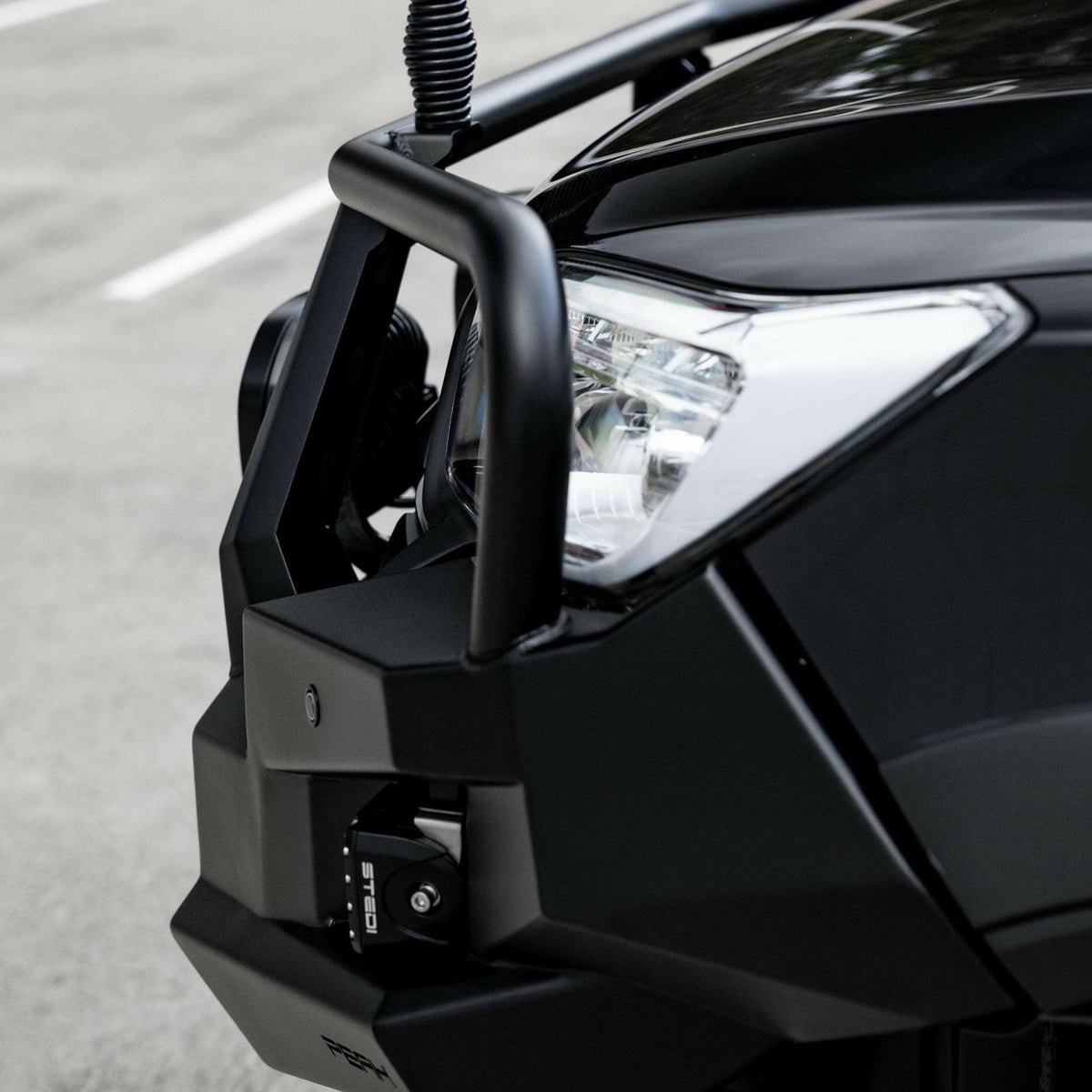 PEAK M1 NightHawk Steel Bull Bar (Triple Loop) for KGM SsangYong Musso, view 26