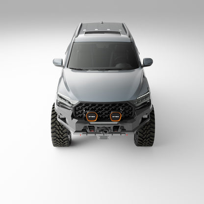 PEAK R1 NightHawk Steel Bull Bar (No Loop) for KGM SsangYong Rexton, view 8