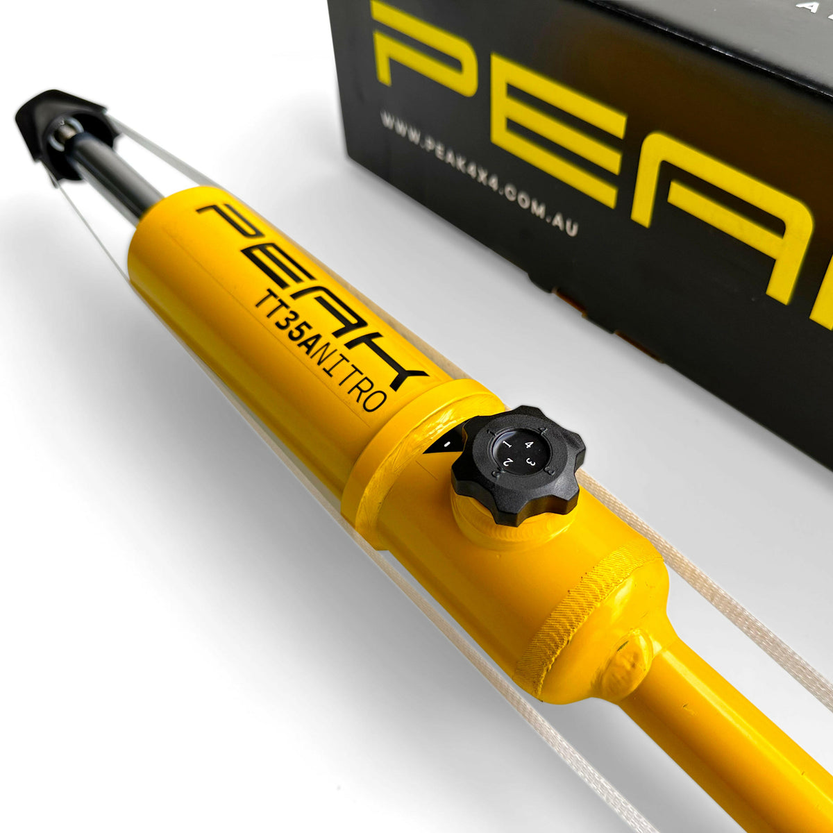 PEAK TT35A Nitro 4 Step Adjustable Front Shock Absorber for KGM SsangYong Musso & Rexton, view 3