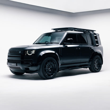 Black Side Steps for Land Rover Defender 110 and 130 (L663), view 6