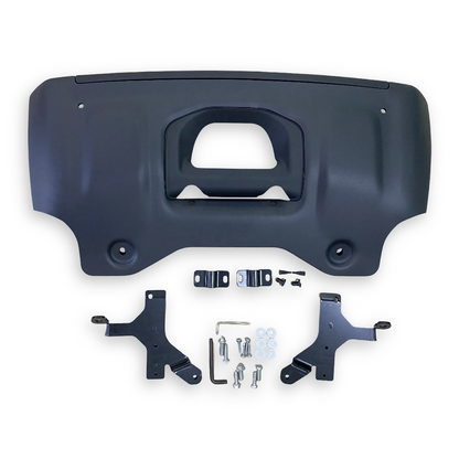 Black Front Skid Plate for Land Rover Defender 90, 110 and 130, view 3